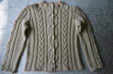 Dicke Strickjacke von VERGER milano Gr M/L sehr kuschelig 100% Kaschmir hoher NP
