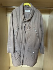 C&A Canda Damen Parka Jacke Gr. 48 Braun | Übergangsjacke mit vielen Taschen