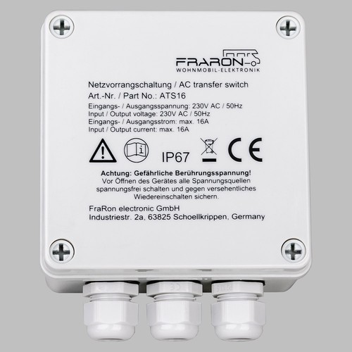 Fraron netzumschalter 230v - fraron,