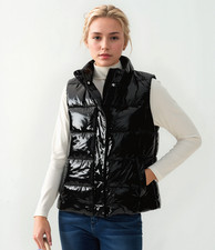 SteppWeste Lack Optik schwarz