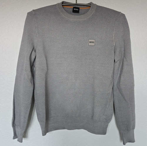 Boss herren pullover grau - boss,