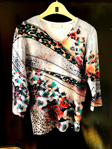 Ovanti pullover grau bunt - pullover, grau-bunt