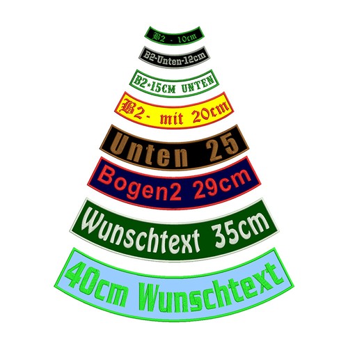 Aufnäher unterer bogen bog - bogen, 2