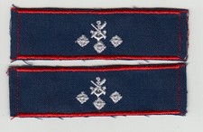 GST Rangschlaufen Dienstjacke Rang  Kreisausbildungsleiter rot weiss 3 Sterne