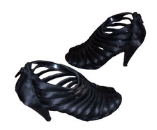 Damen Stiefelletten Schnüre