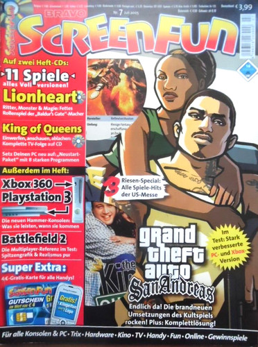 Bravo screenfun 2005 - bravo, gta
