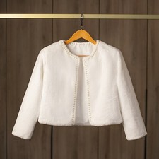 Damen Braut Kunstfell Schal