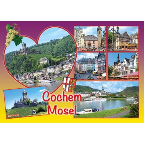 Cochem der mosel - cochem, postkarten