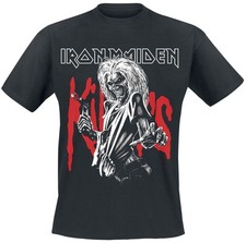 Iron Maiden T-Shirt Herren Killers Eddie Large Graphic schwarz Band-Merch, Bands