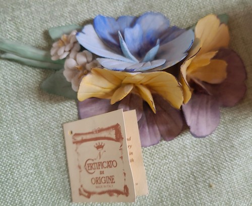 Capodimonte porzellan blumen - porzellan,