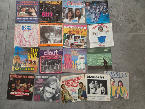 Schallplatten single vinyl - schallplatten,