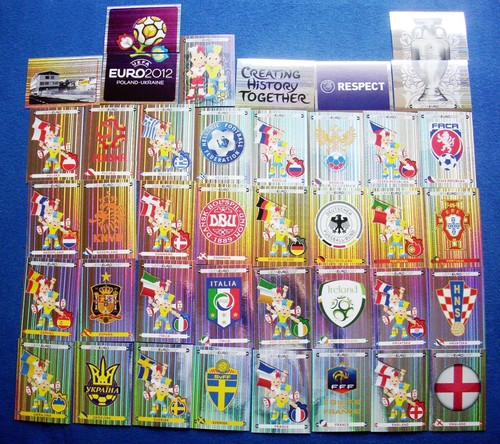 Panini 2012 glitzersticker - panini, em