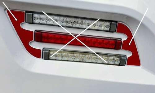 Rückstrahler rot rücklichter - rot,