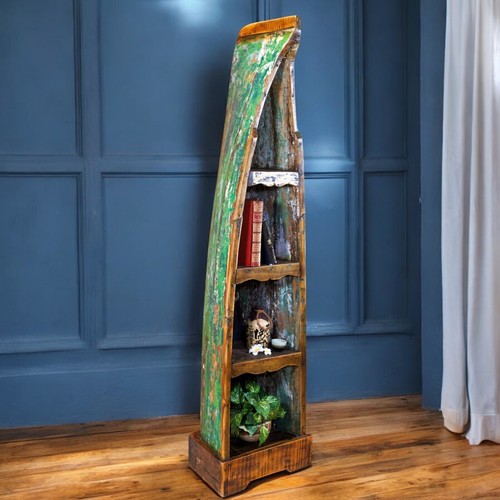 Bootsregal bücherregal teak - bücherregal,