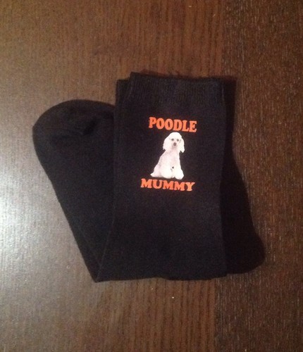 Pudel mama bedruckte socken - mama,