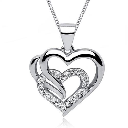Herz kette anhänger 925 - kette,