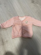 Steiff Jacke rosa 62 gestreift