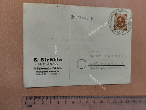 Postkarte ganzsache paul - e.,