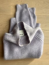 ALLUDE 100%KASCHMIR PULLI FLIEDER , SUPER WEICH GR. S , NEU mit Etikett