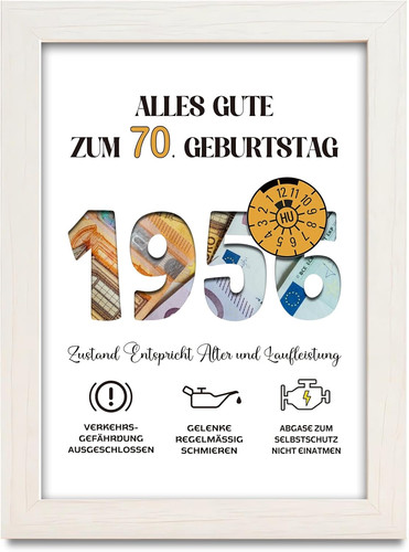 Geschenke zum geburtstag - zum, 70