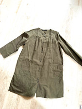 GUDRUN SJÖDEN--Bluse--Tunika--Blusenkleid--oliv grün--Gr.M--Leinen--