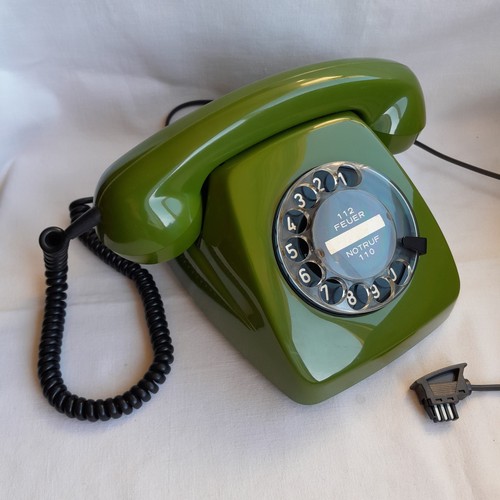 70er telefon wählscheibe - telefon,