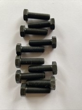 6-kant Schraube 10.9 M12 x 40 mm schwarz 10 Stück Sechskantschrauben