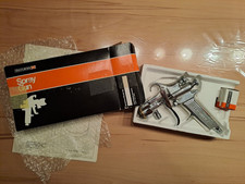 DeVilbiss Saugbecher/Kessel Lackierpistole mit Zuberhör wie Neu noch nie benutzt