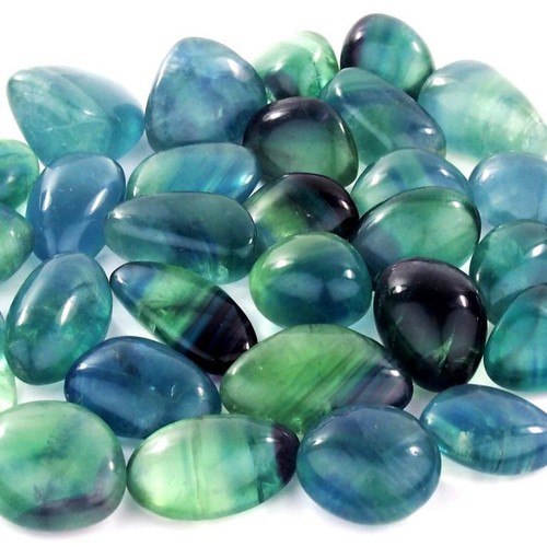 Fluorit blau grün premium - fluorit,
