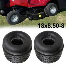 2x Reifen Mantel mit 2pcs Schlauch 18x8.50-8 für Aufsitzmäher Rasentraktor TR87