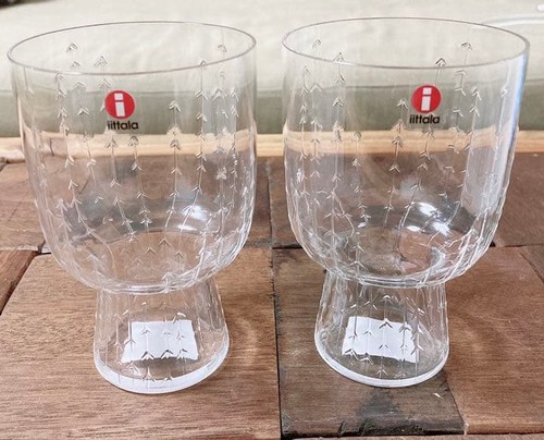 Iittala sarjaton glass pair - glass,