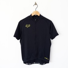 Fox Racing Air Cool Rad MTB Trikot Gr. M schwarz kurzarm Full Zip Top