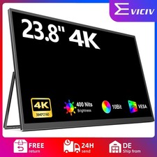 EVICIV 24 Zoll Portable Monitor Tragbarer Monitore UHD 3840*2160 IPS Für Mobile