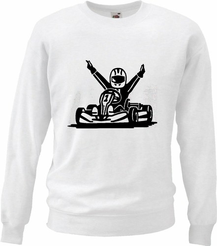 Sweatshirt kart karting - go,