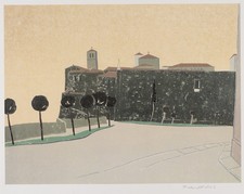 R. FÖRCH (*1931), Ausstellungsgraphik. Städtebilder,  1987, Offsetdruck