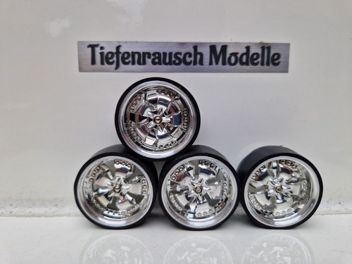 Spinners chrom echt alu - 1:18,