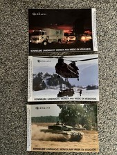 KONINKLIJKE LANDMACHT HOLLAND AUFKLEBER 3er-SET "LEOPARD 2/ CHINOOK/ DAF"