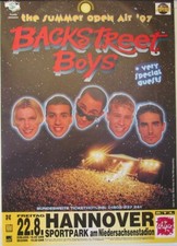 Backstreet Boys - Hannover Open Air Rare Original Tourposter