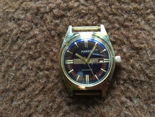 Anker antimagnetic Datum-Tag Herren Uhr mechanisch Vintage