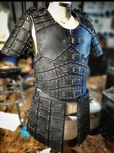 Lack leder brustpanzer - leder,