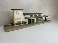 Faller H0 103 Gebäude Fertigmodell Bahnhof "Schönblick" mit Kräusel Putz