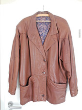 Herren Lederjacke Gr. 56 Echtlederjacke Lederblouson  Blazer Jacke Windbreaker !