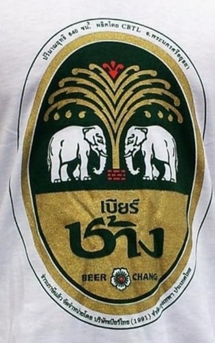 Chang beer bier - t-shirt, herren