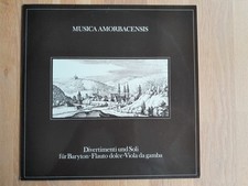 MUSICA AMORBACENSIS - für Baryton, Flauto dolce, Viola da gamba / vinyl LP 1977