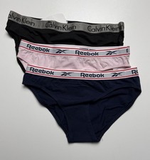 Calvin Klein/Reebok, Slip, Größe XS/S, Mehrfarbig, Logo, 3 Stück + 1 Zugabe