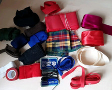 Konvolut Bänder f. Bastelabeiten alle mögl. Materialien, Neu