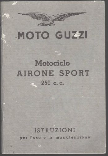 Handbuch moto guzzi airone - ,