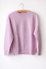 Damen pullover rosa kaschmir - pullover,