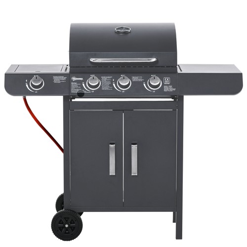 Outsunny gasgrill grill 1 - grill, 3+1