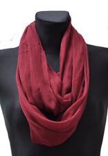 Seide Loopschal Loop Schal Seidentuch Halstuch Tuch Damentuch Damen Unifarben